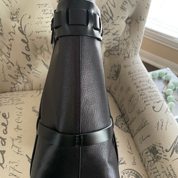 Bcbg MaxAzria leather structured shopper bag tote - Picture 8 of 13